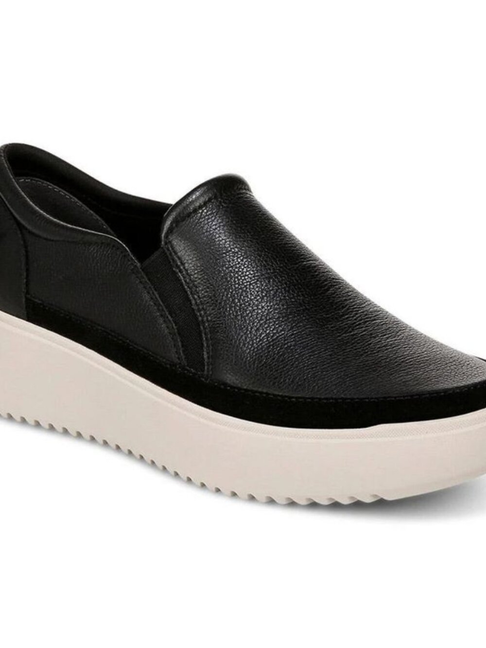 Vionic  Women's Kearny Shoe, Black Leather  Women  Size 7.5